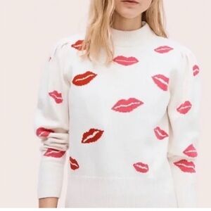 NWOT-Kate Spade Lip Sweater